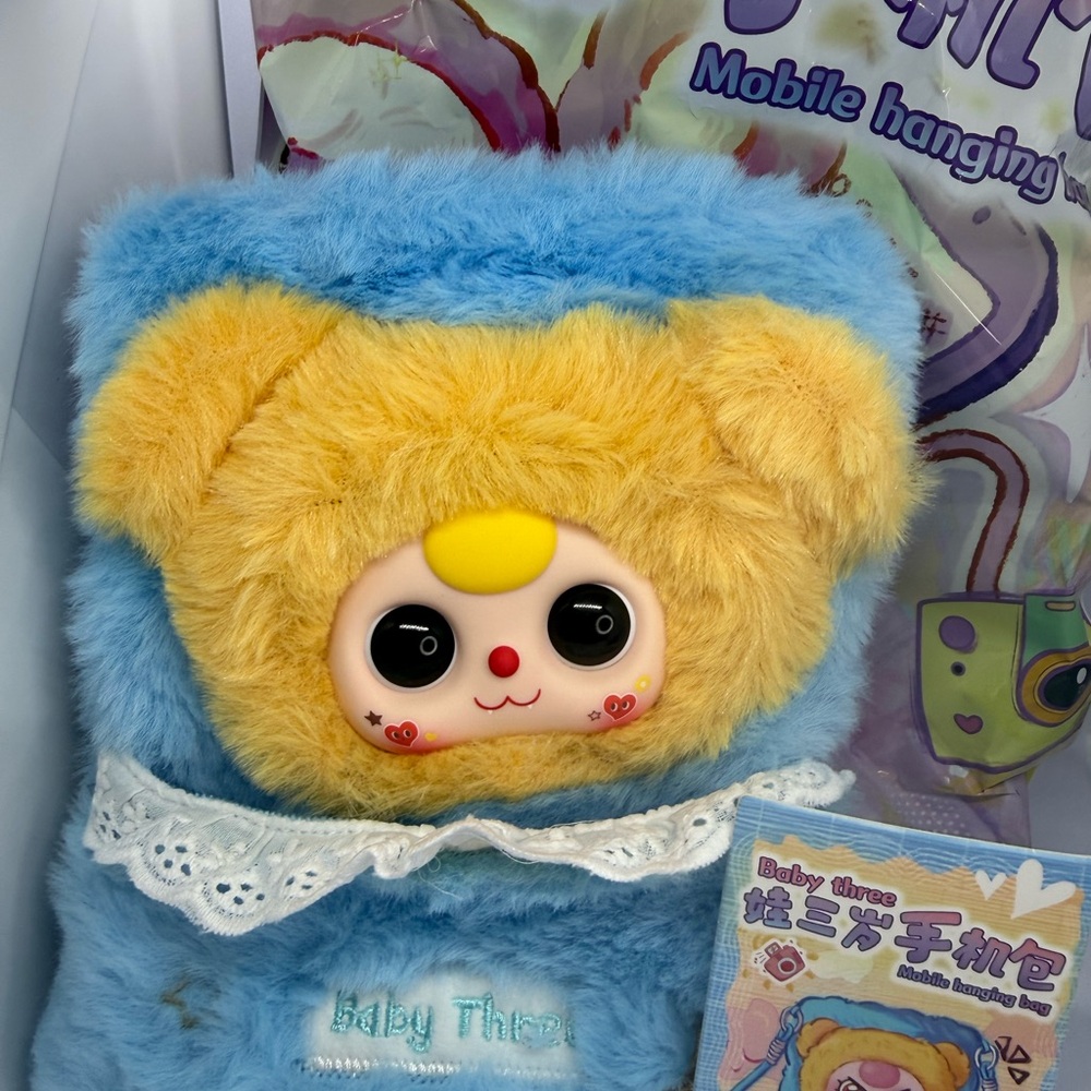 Baby Three Thaz Blue and Yellow Mini Bag